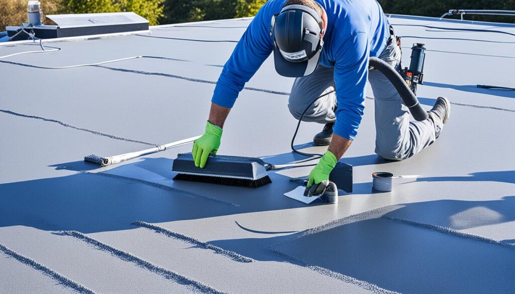 Professional Roof Coating Installation
