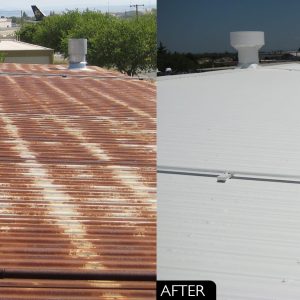 Metal Roof Before &Amp; After Smartseal