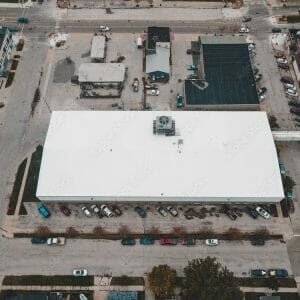 Commercial Flat Roof With Smartroof Commercial Roof Coating